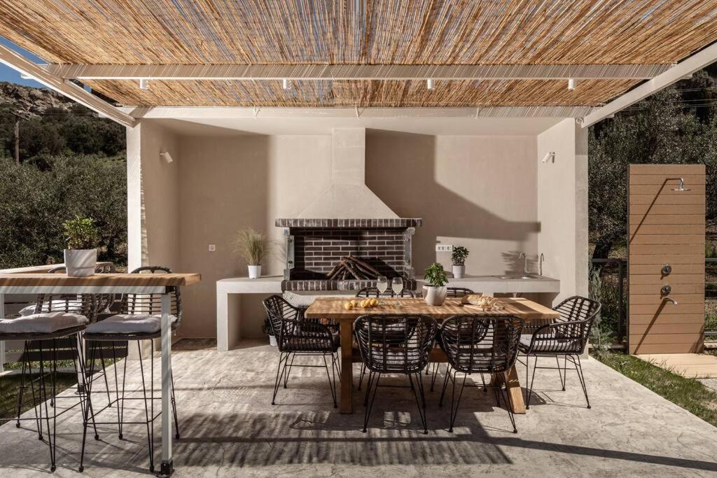 Melissia Luxury Villa Kalamákion Buitenkant foto